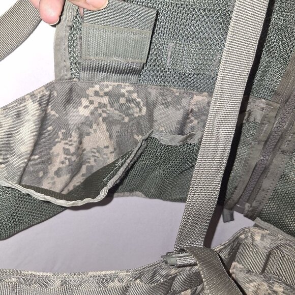 Digital Camo Tactical Military-Style Vest Waist Panels US Marking Nylon Mesh - Picture 6 of 11